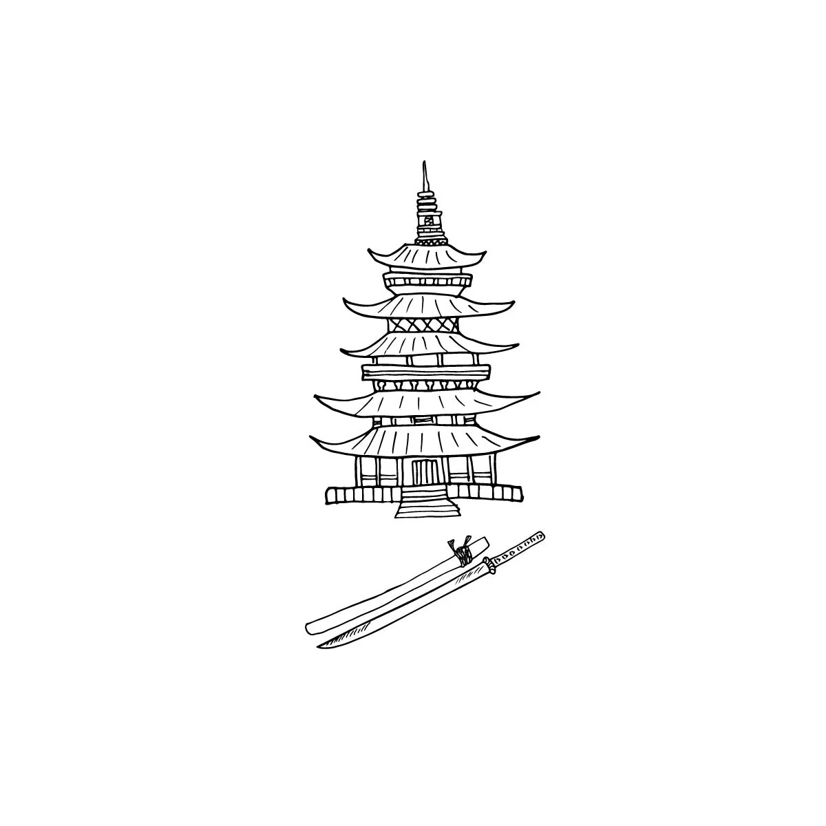 Pagode and Sword - Image 2